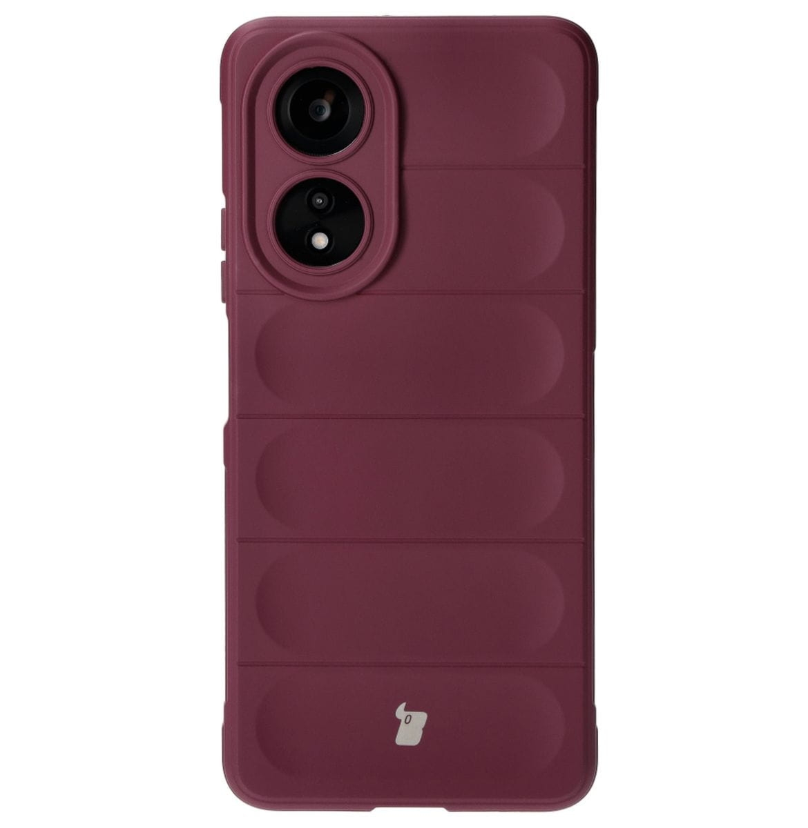 Pancerne etui Bizon Case Tur do Oppo A58 4G, burgundowe