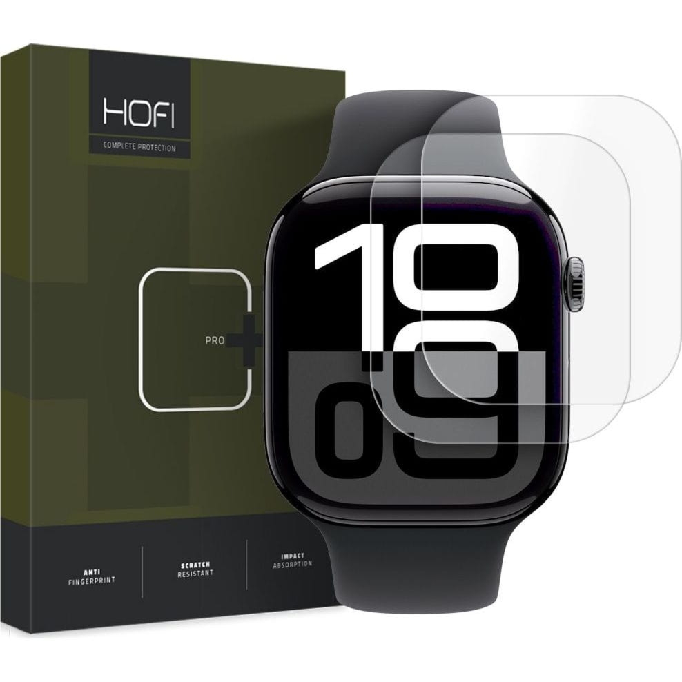 Folia hydrożelowa Hofi Hydroflex Pro+ do Apple Watch 11 / 10 (46 mm), 2 sztuki
