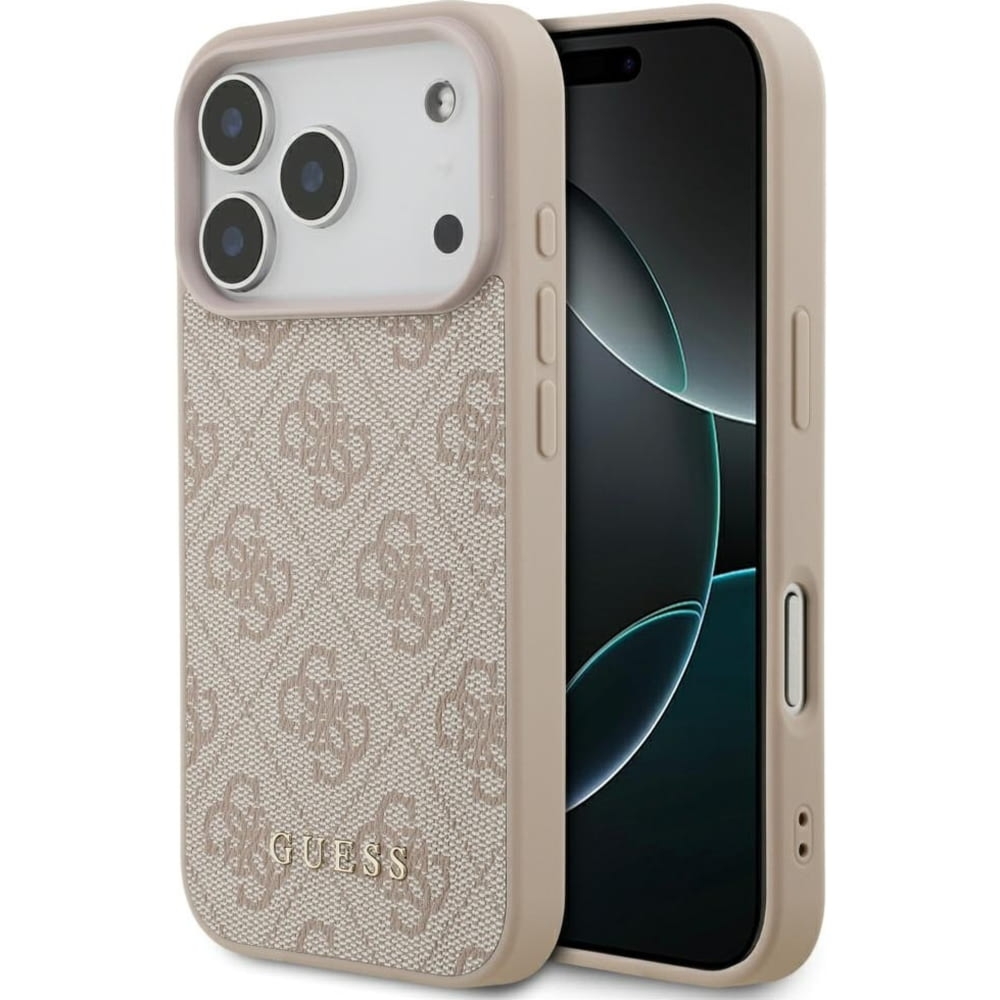 Etui Guess Hardcase 4G Classic do iPhone 18 Pro / 17 Pro, różowe