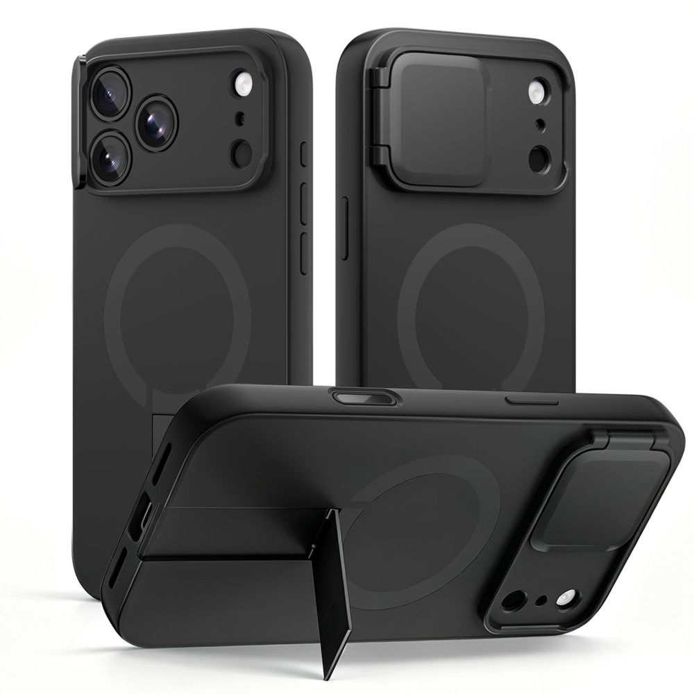 Etui z osłoną aparatu Tech-Protect Kevlar Aura do iPhone 18 Pro Max / 17 Pro Max do MagSafe, czarne