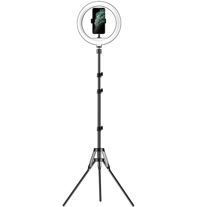 OUTLET: Lampa pierścieniowa Ring Apexel LED Light Foldable Floor Stand APL-FL10JJ14 + statyw