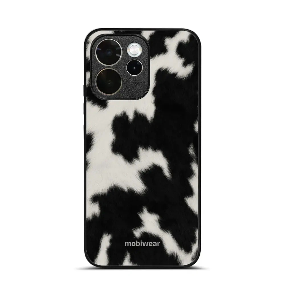 Etui ochronne do Oppo Reno 15 FS, Mobiwear Glossy Case, krowie futerko