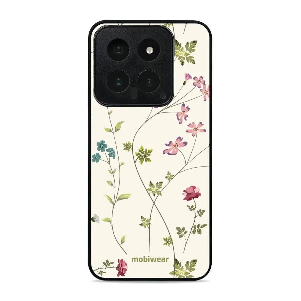 Etui ochronne do Xiaomi 14, Mobiwear Glossy Case, sielski kwiat