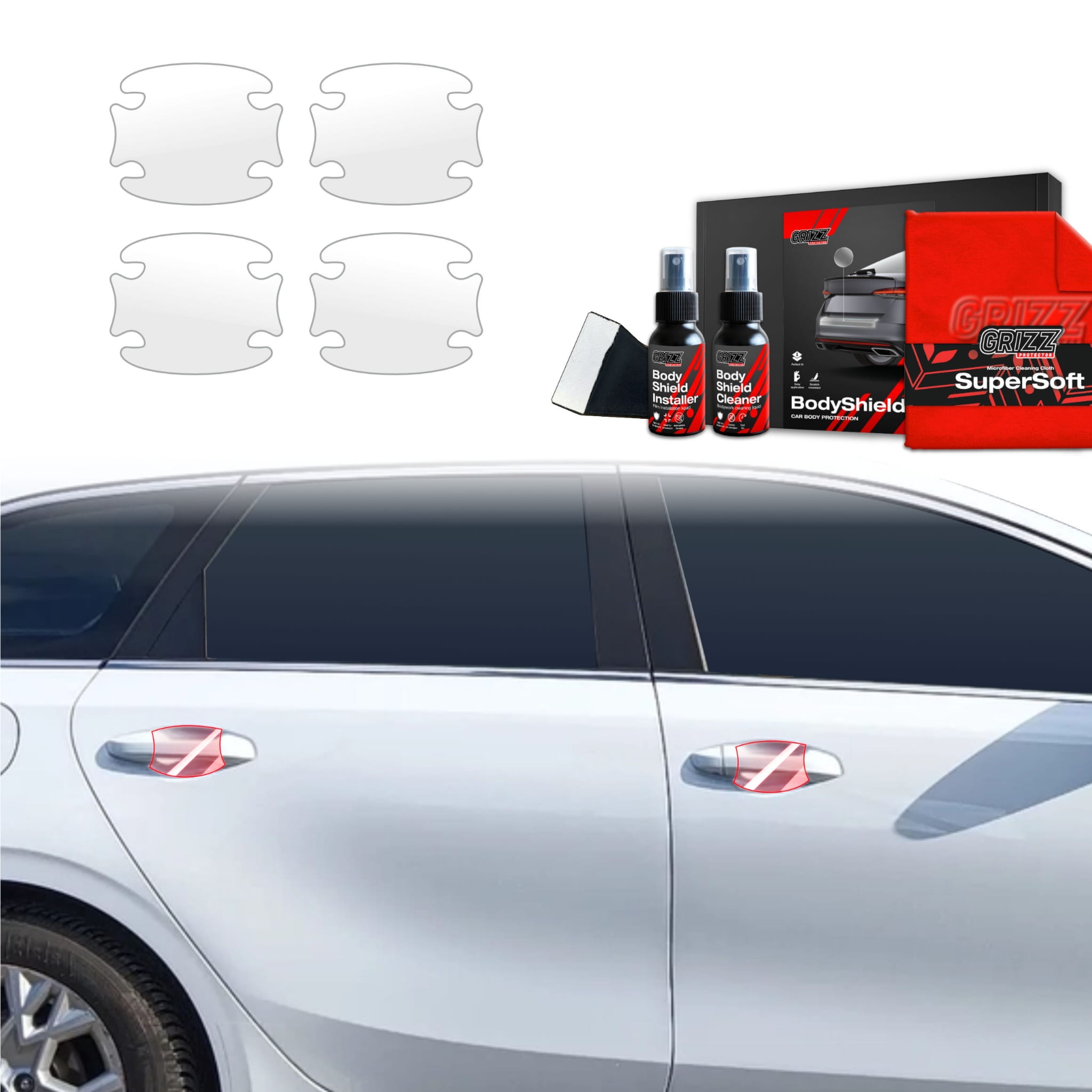 4w1 Folia ochronna pod klamki Grizz Protector do Kia Ceed SW Kombi (2021-2025)