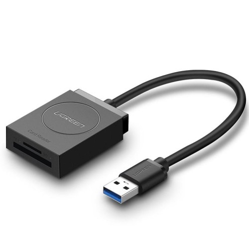 Image of Czytnik kart SD i microSD USB UGREEN, czarny
