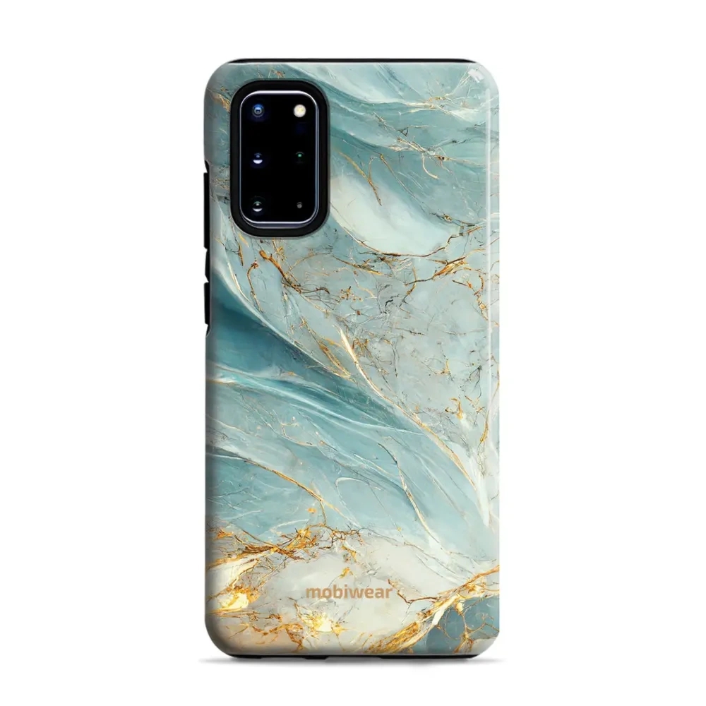 Etui ochronne do Galaxy S20 Plus, Mobiwear Elite Pro, żyła lazuru