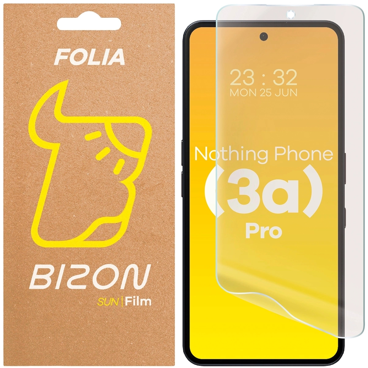 Folia matowa Bizon Film Sun do Nothing Phone (3a) Pro, 1 sztuka