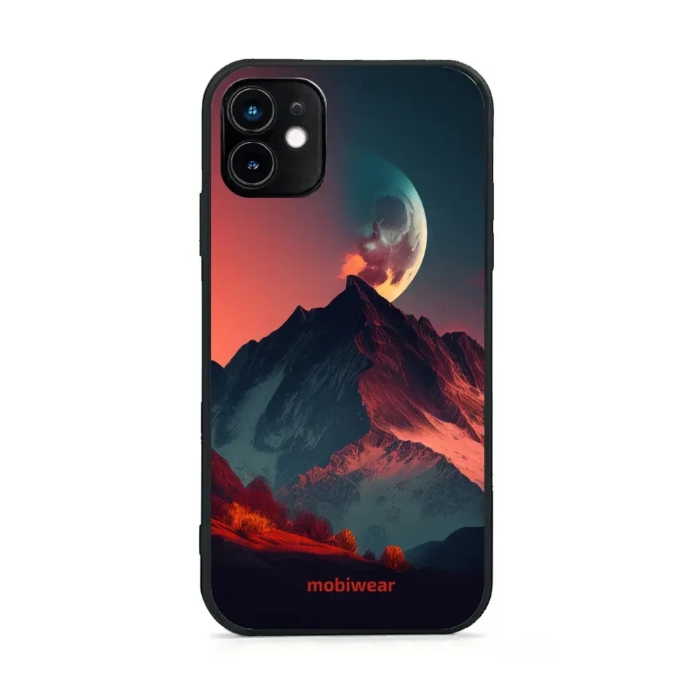 Etui ochronne do iPhone 11, Mobiwear Glossy Case, górski zmierzch