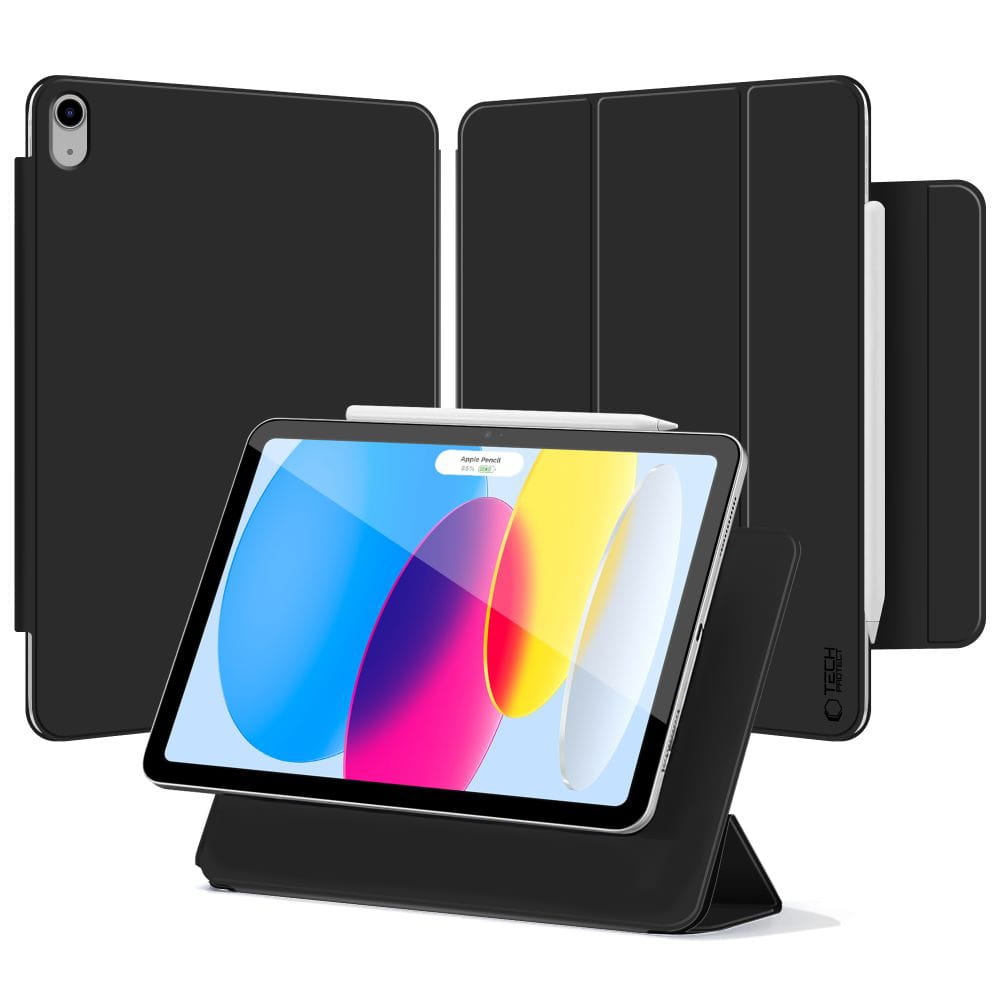 Image of Etui Tech Protect Smartcase Magnetic do iPad 11 / 10 gen. 2025 / 2022, czarne
