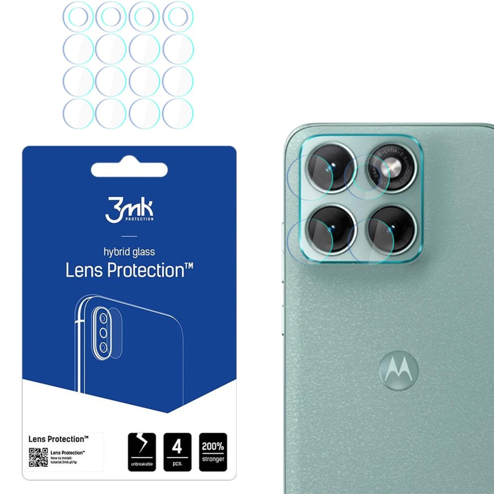 Osłona na aparat 3mk Lens Protection do Motorola Edge 70 Fusion, 4 zestawy