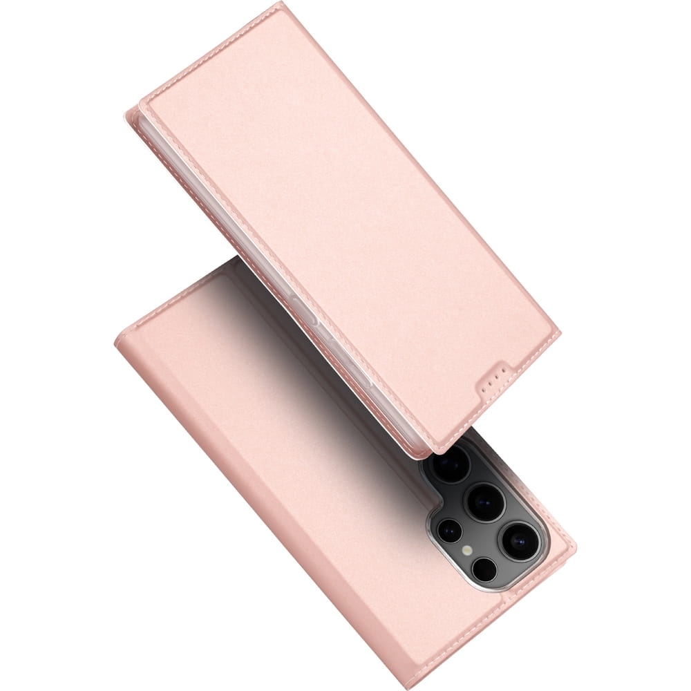 Image of Etui z klapką Dux Ducis Skin Pro do Galaxy S25 Ultra, różowozłote