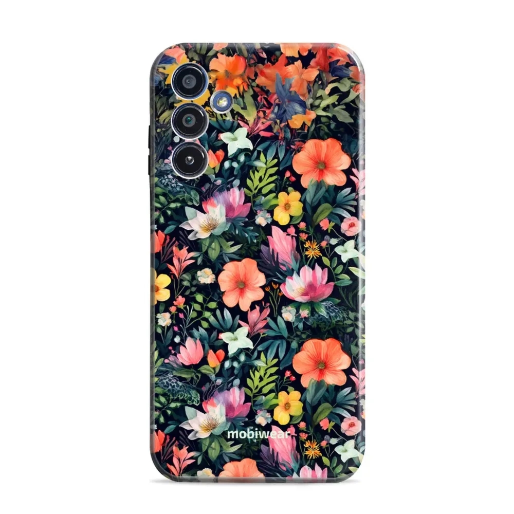 Etui ochronne do Galaxy A15 5G, Mobiwear Elite Pro, kolorowo-kwieciste