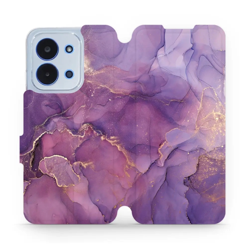 Etui z klapką do Xiaomi Redmi 15C 4G / 5G, Mobiwear Book, fioletowe