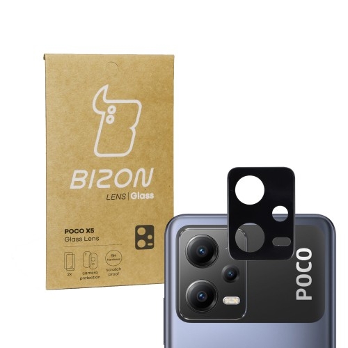 Image of Szkło na aparat Bizon Glass Lens do Poco X5, Redmi Note 12 5G, 2 sztuki