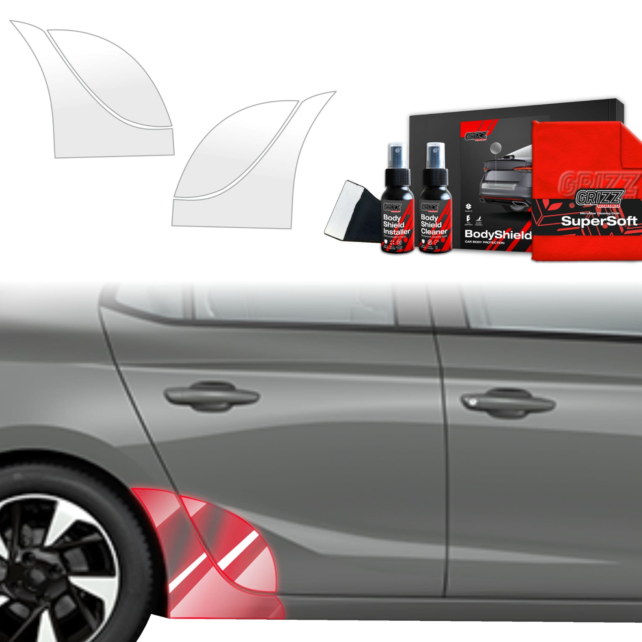 4w1 Folia ochronna Grizz Protector na nadkola do Opel Corsa (2023-2026)
