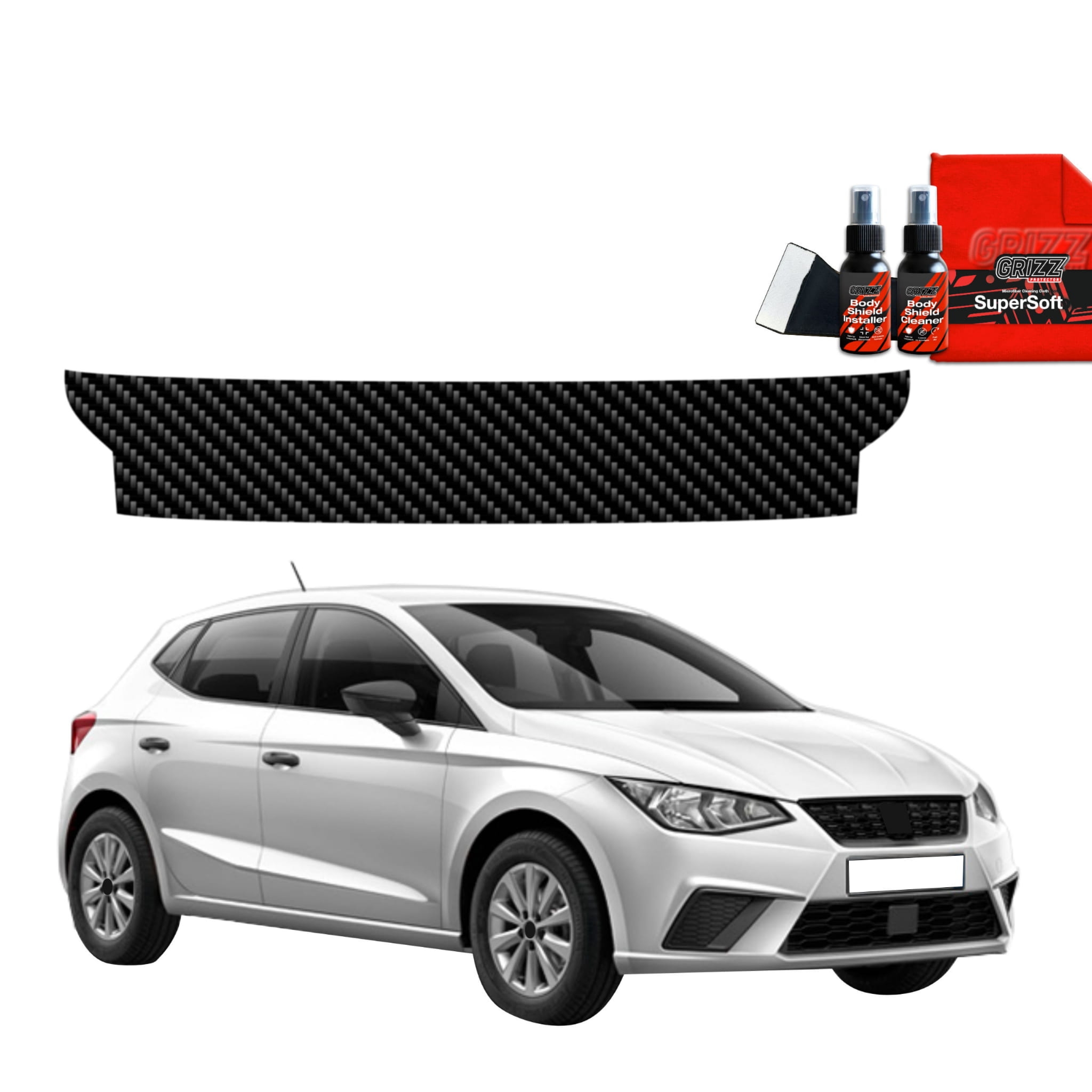 Folia karbonowa Grizz Protector na próg bagażnika do Seat Ibiza (2021-2026)