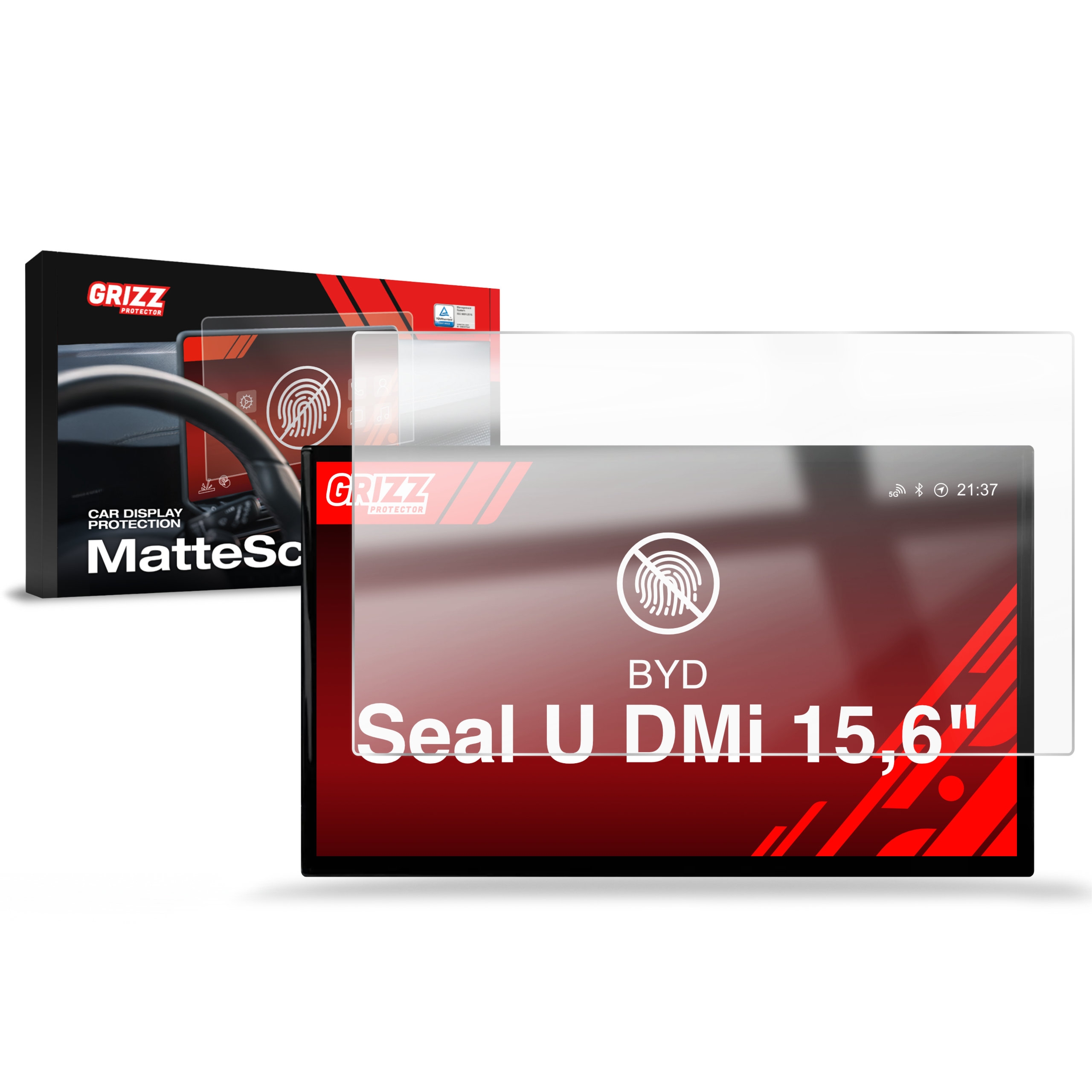 Folia antyodciskowa Grizz Protector do BYD SEAL U DMi 15,6″ (2024-2026)