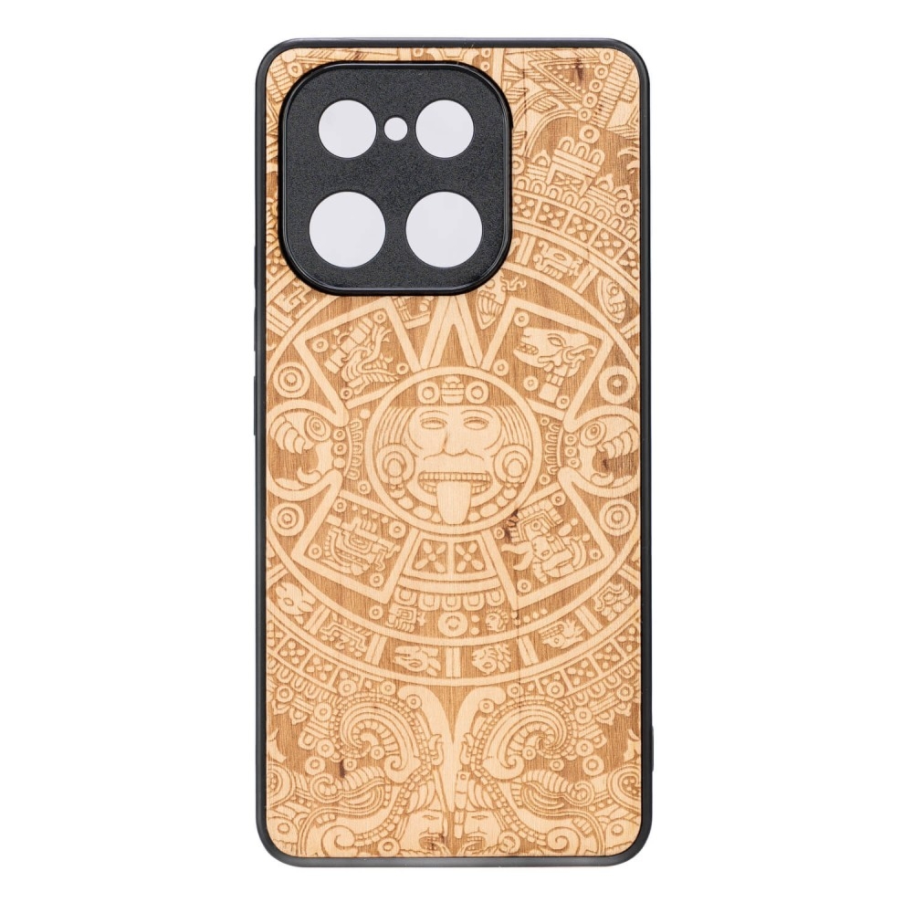 Drewniane etui do Realme 16 Pro Plus 5G, Bewood Kalendarz Aztecki Aniegre