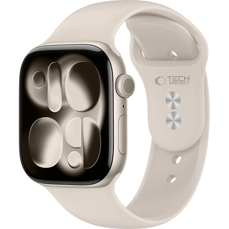 Pasek Tech-Protect Silicone, 49/46/45/44 mm, beżowy