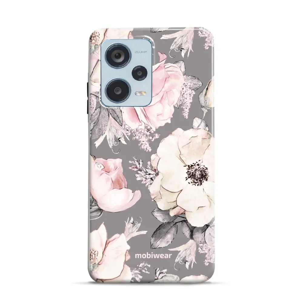 Etui ochronne do Xiaomi Redmi Note 12 Pro+ 5G, Mobiwear Elite Pro, różowo-kwieciste