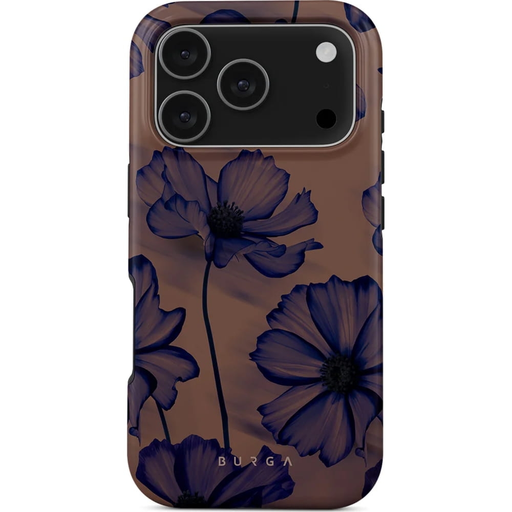 Etui Burga Velvet Night Tough Magnetic do iPhone 17 Pro, brązowo-granatowe