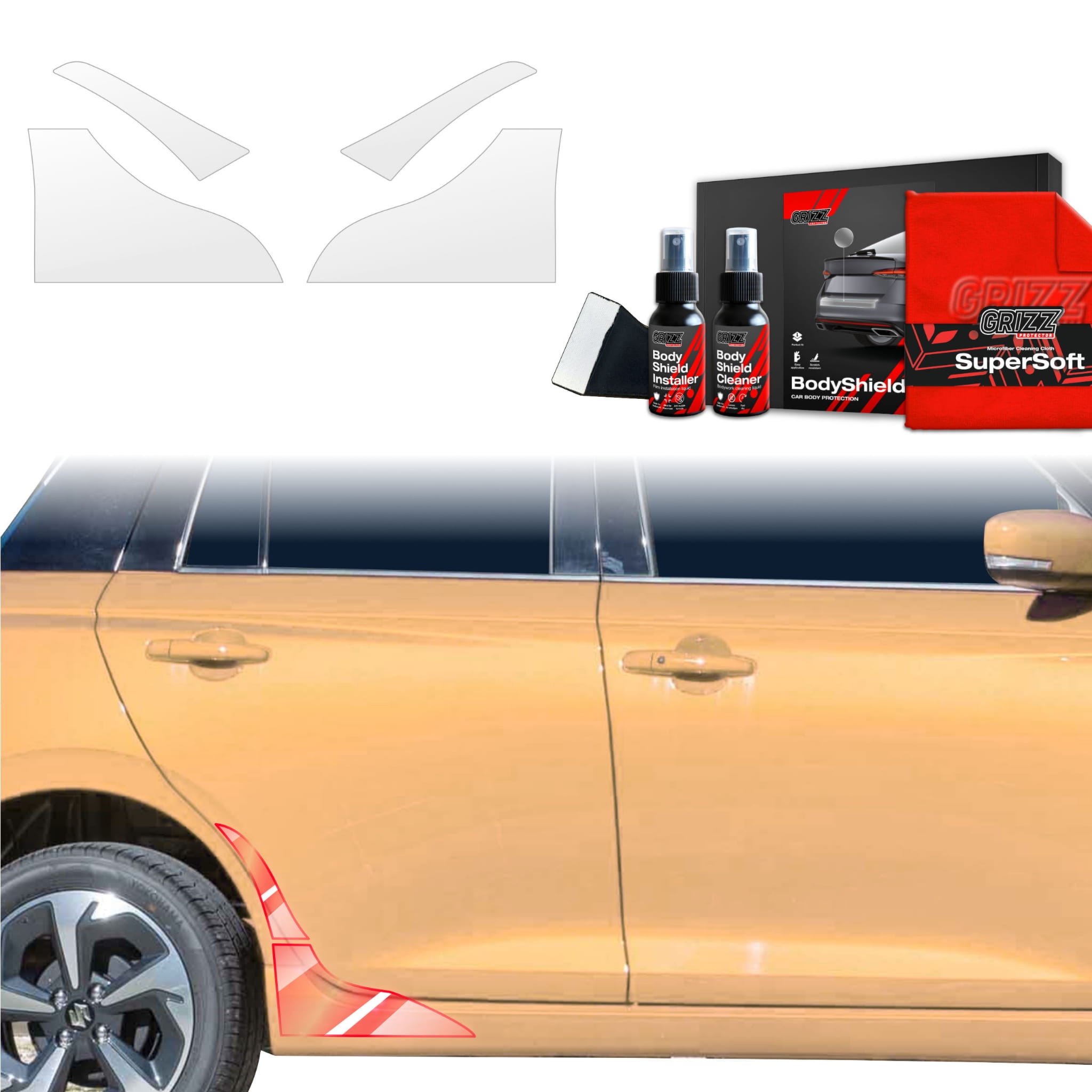 4w1 Folia ochronna Grizz Protector na nadkola do Suzuki Swift (2024-2026)