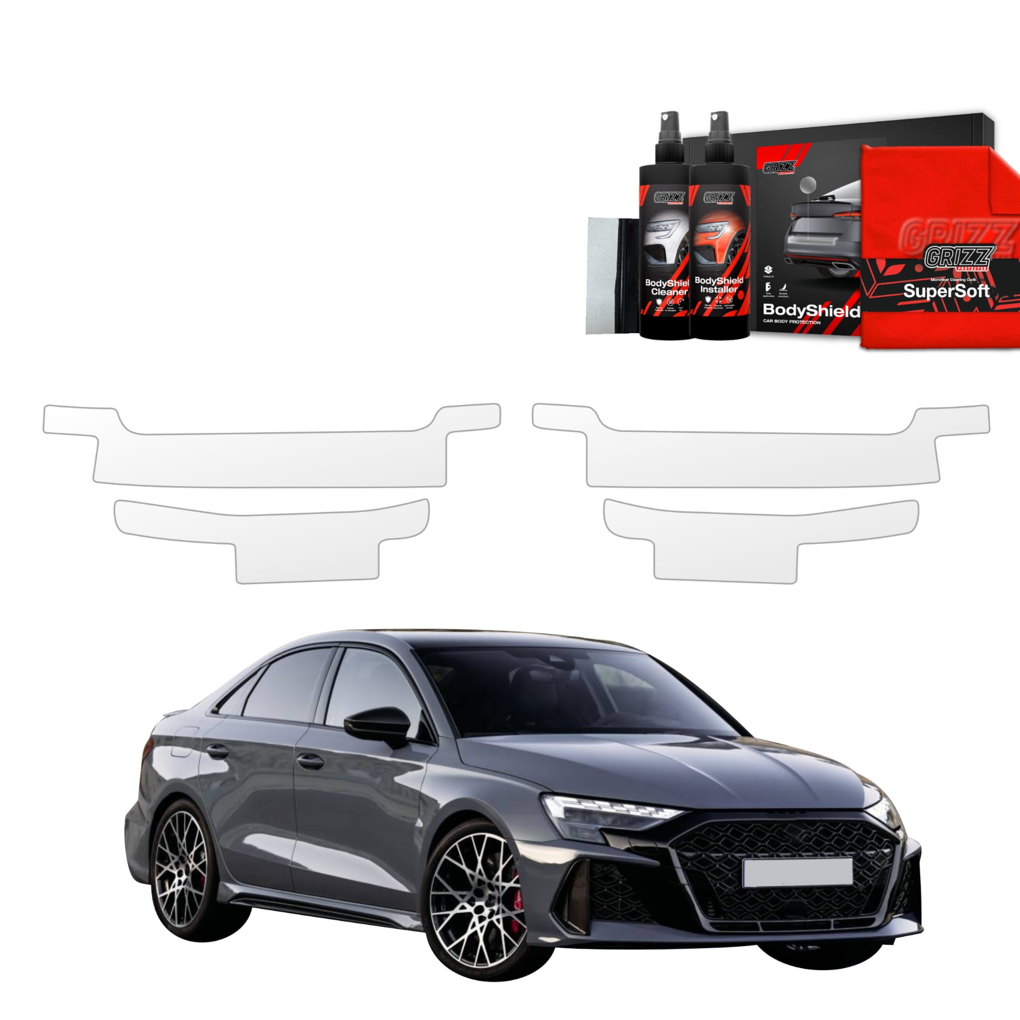4w1 Folia ochronna Grizz Protector na progi do Audi RS3 (2025-2026)