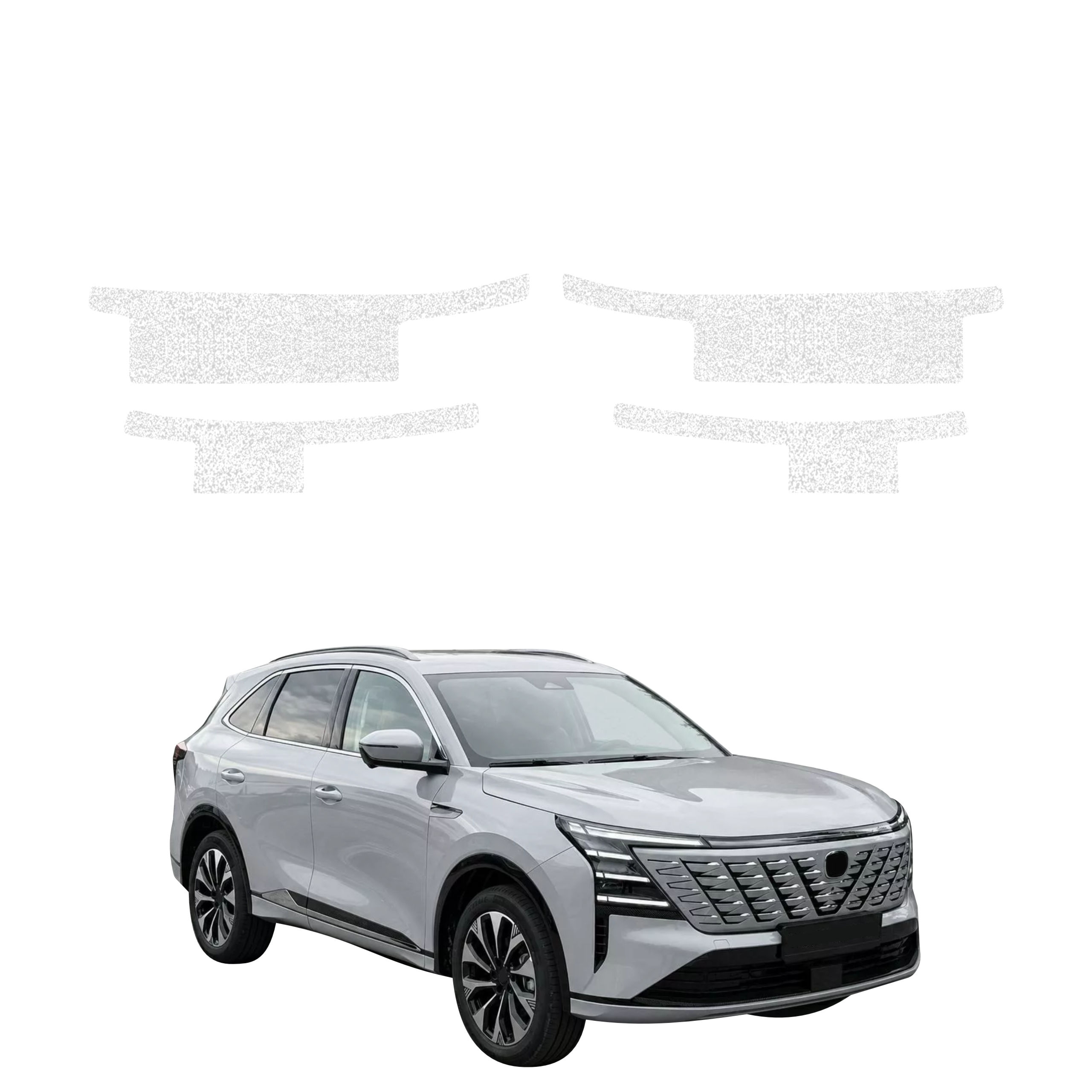 4w1 Biała powłoka techniczna Grizz Protector na progi Changan CS75 Plus (2026)