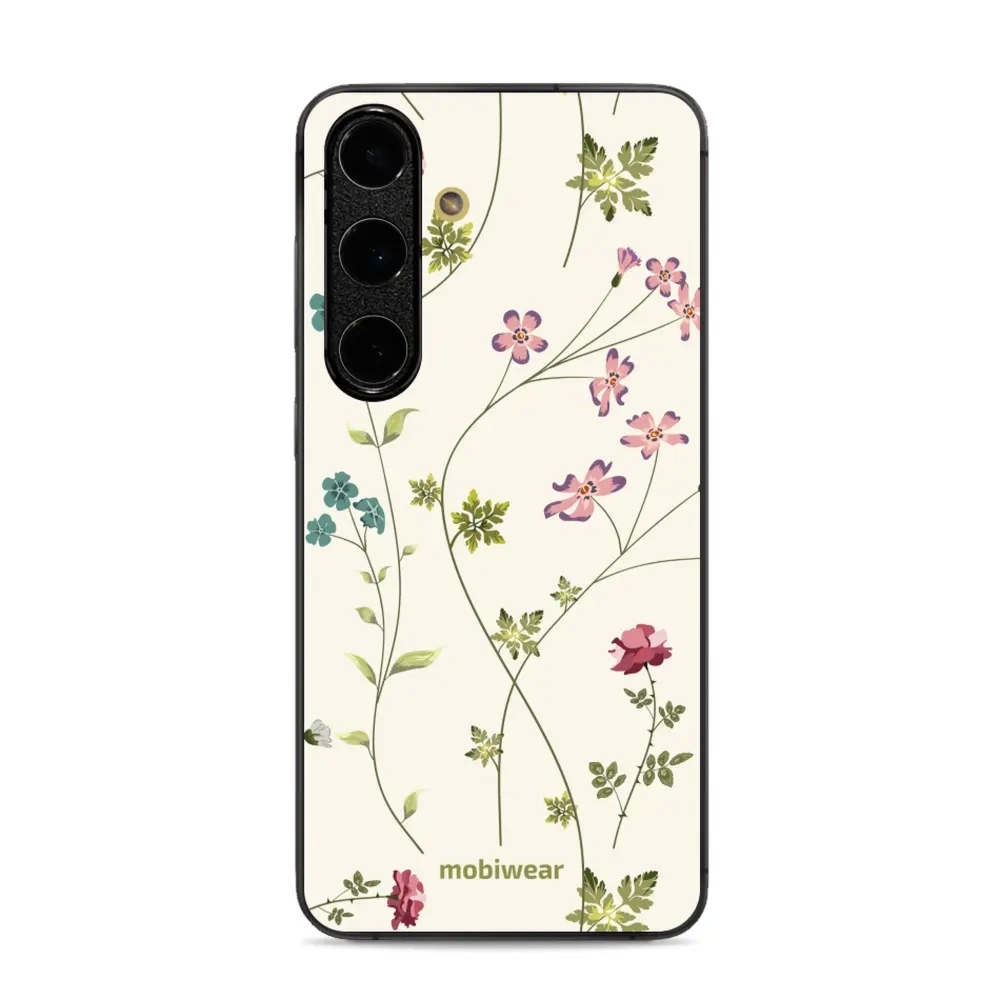 Etui ochronne do Galaxy S24 FE, Mobiwear Glossy Case, sielski kwiat