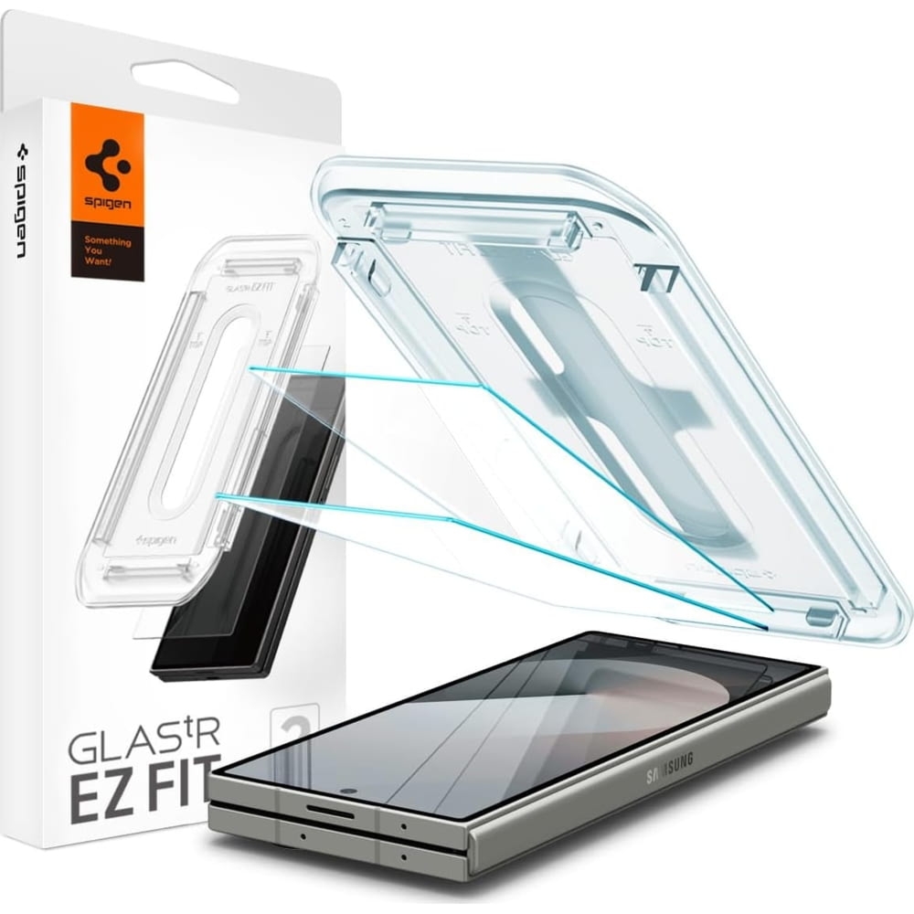Szkło do etui + Aplikator Spigen Glas.tr EZ Fit 2-Pack do Galaxy Z Fold6