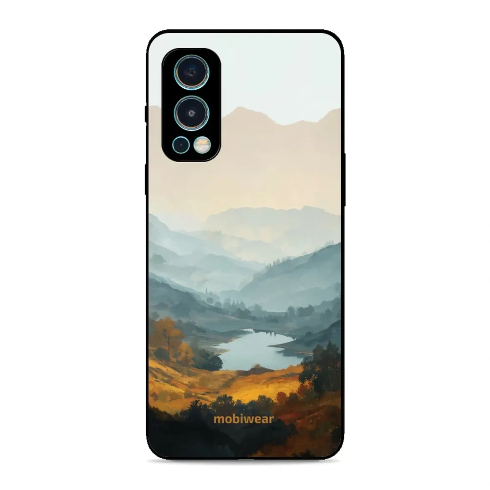 Etui ochronne do OnePlus Nord 2 5G, Mobiwear Glossy Case, jezioro w dolinie
