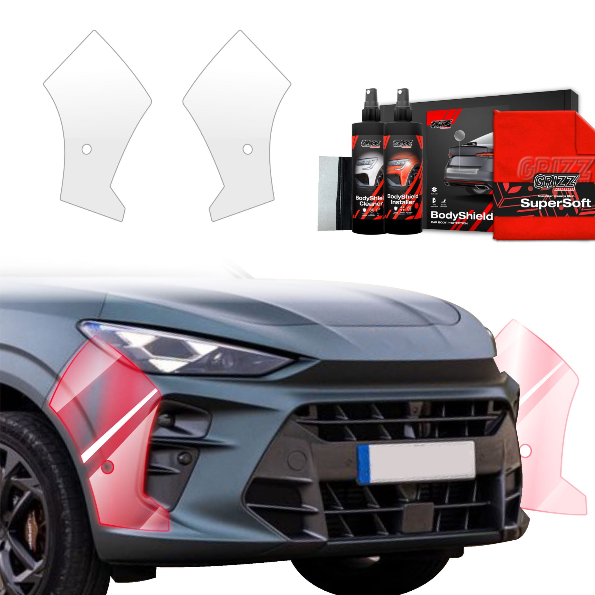 2w1 Folia ochronna Grizz Protector na zderzak do Cupra Terramar (2024-2026)