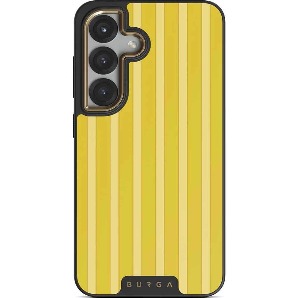 Etui Burga Elite Dark MagSafe do Galaxy S25, Sunbreak Gold