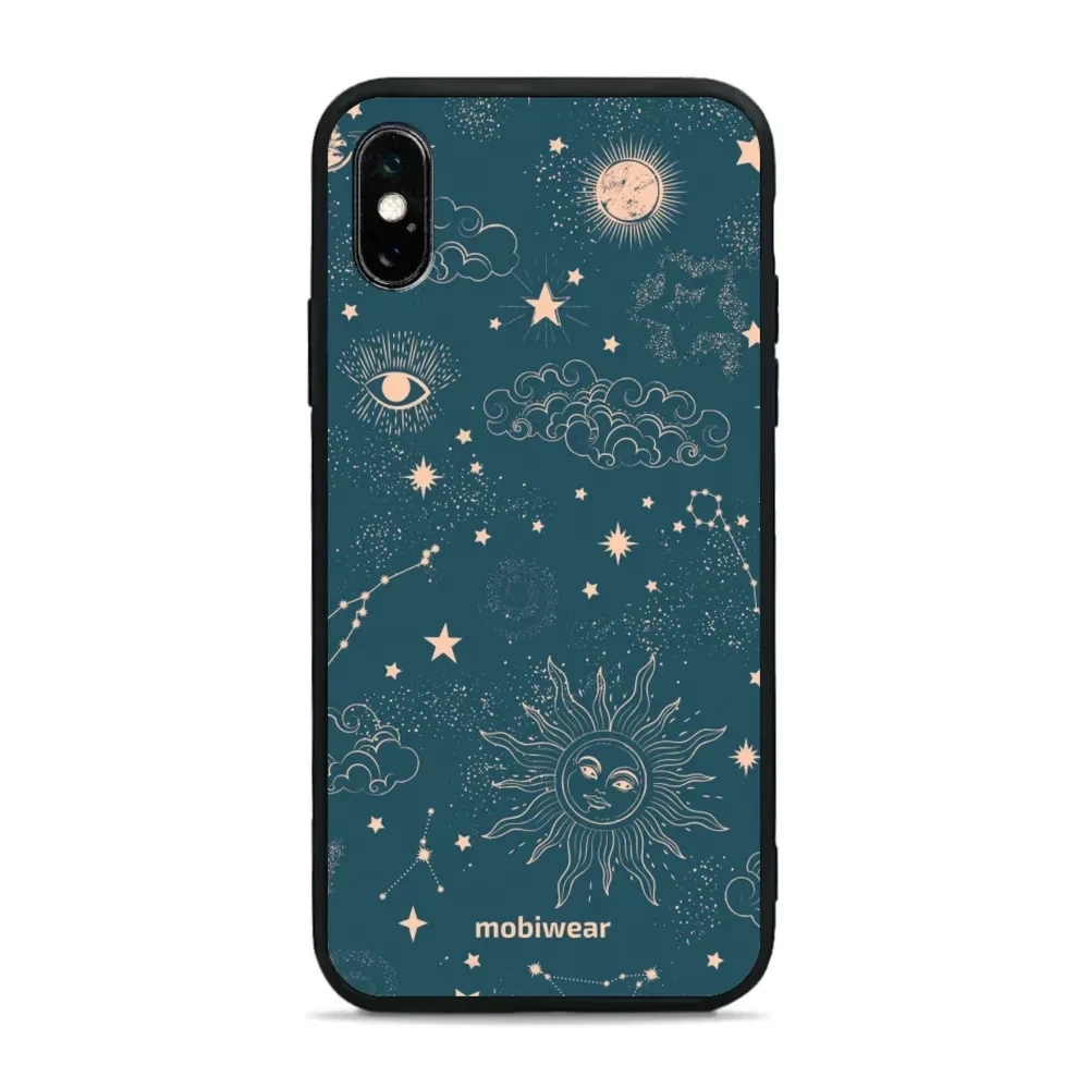 Etui ochronne do iPhone Xs, Mobiwear Glossy Case, astralny pył