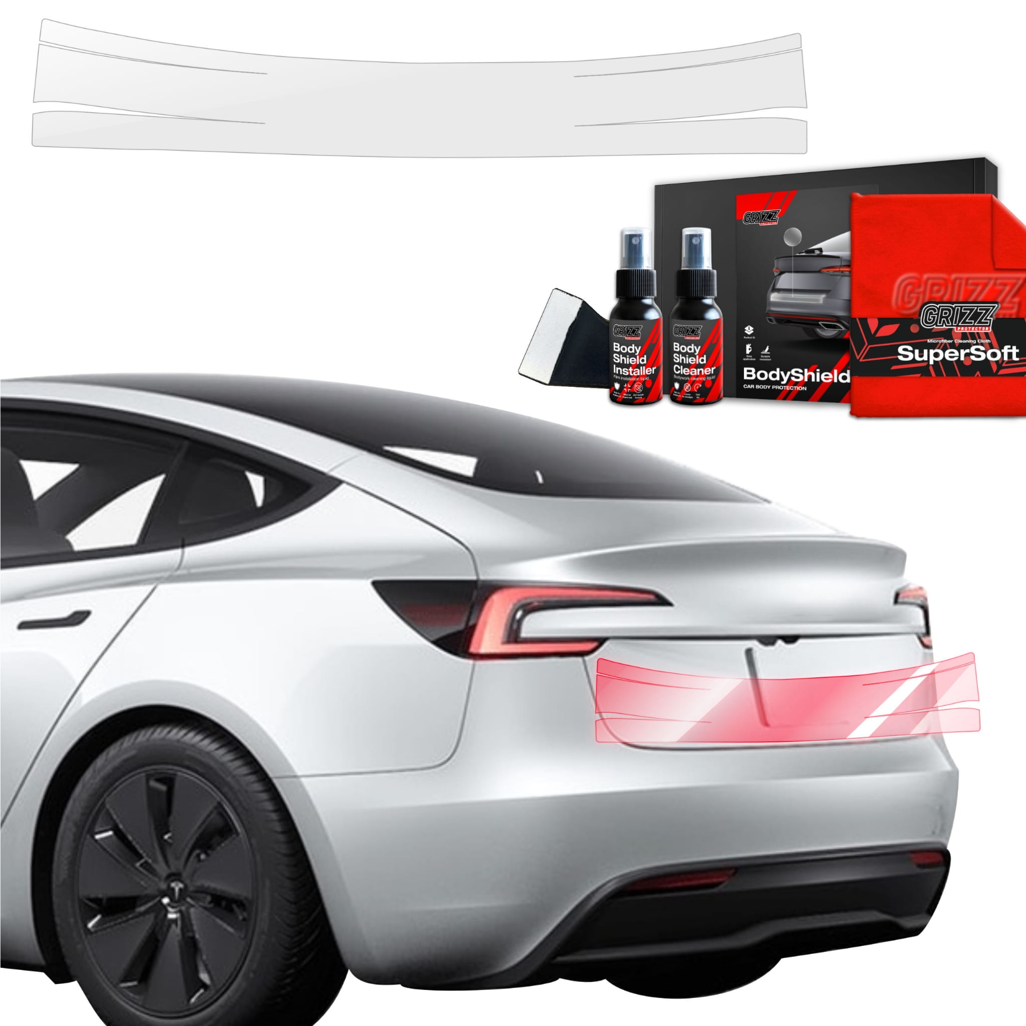 Folia ochronna Grizz Protector na próg bagażnika do Tesla Model S (2023-2026)