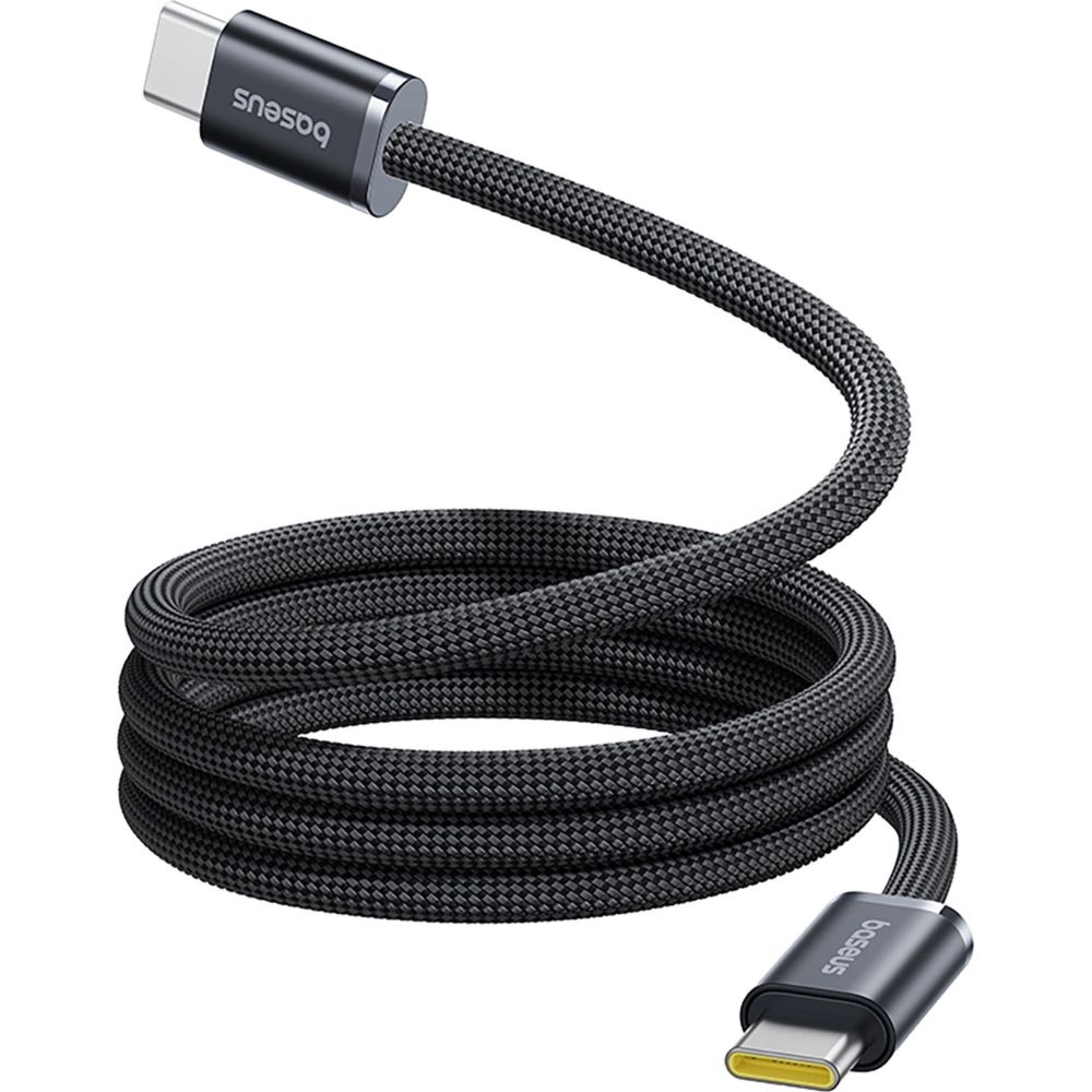 Kabel magnetyczny z oplotem USB-C – USB-C, Baseus Dynamic 4 Pro 100W PD, 1 m,  czarny
