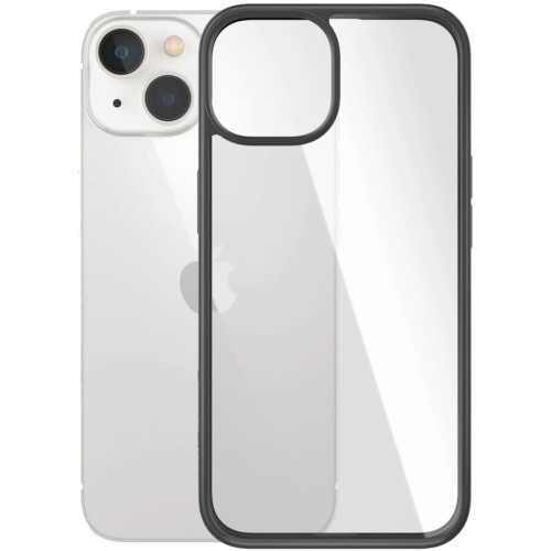 Image of Etui antybakteryjne PanzerGlass ClearCase do iPhone 14 / 13, czarna ramka