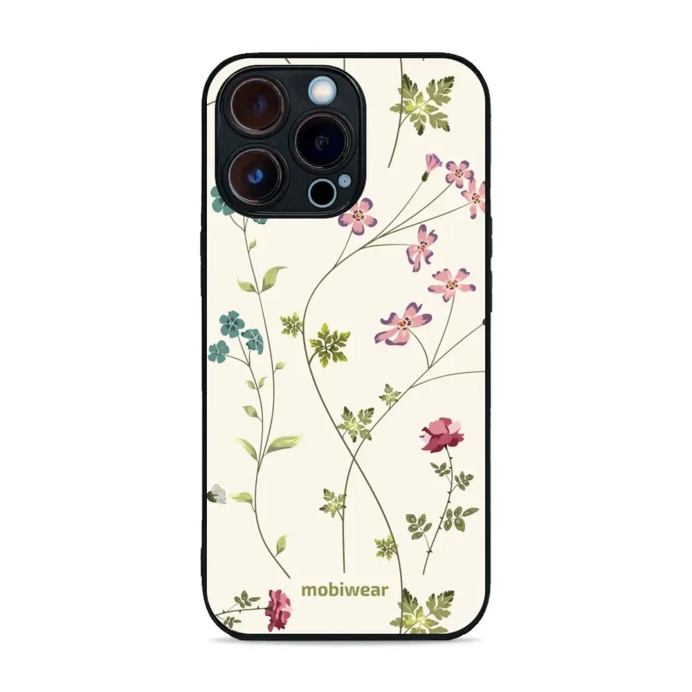 Etui ochronne do iPhone 13 Pro, Mobiwear Glossy Case, sielski kwiat