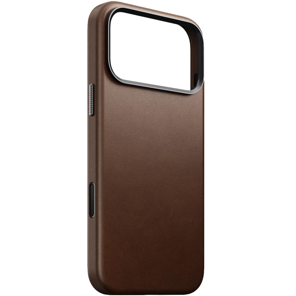 Skórzane etui Nomad Traditional Leather Case do MagSafe do iPhone 17 Pro Max, brązowe