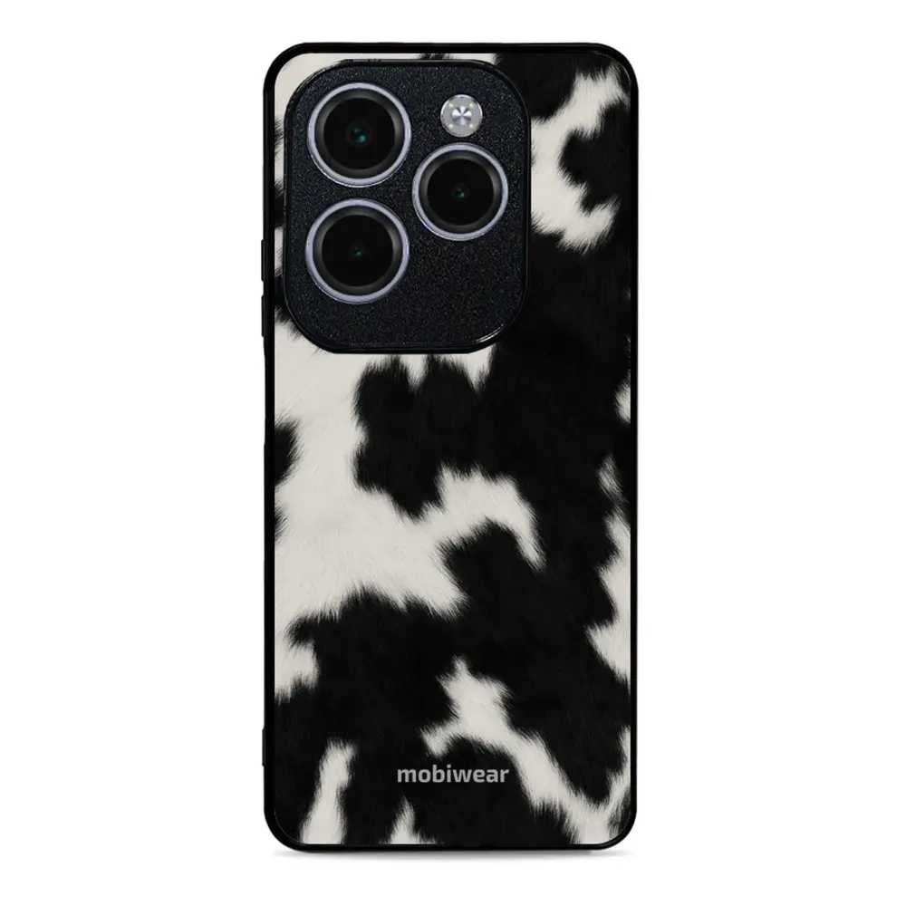 Etui ochronne do Infinix Hot 40 Pro, Mobiwear Glossy Case, krowie futerko