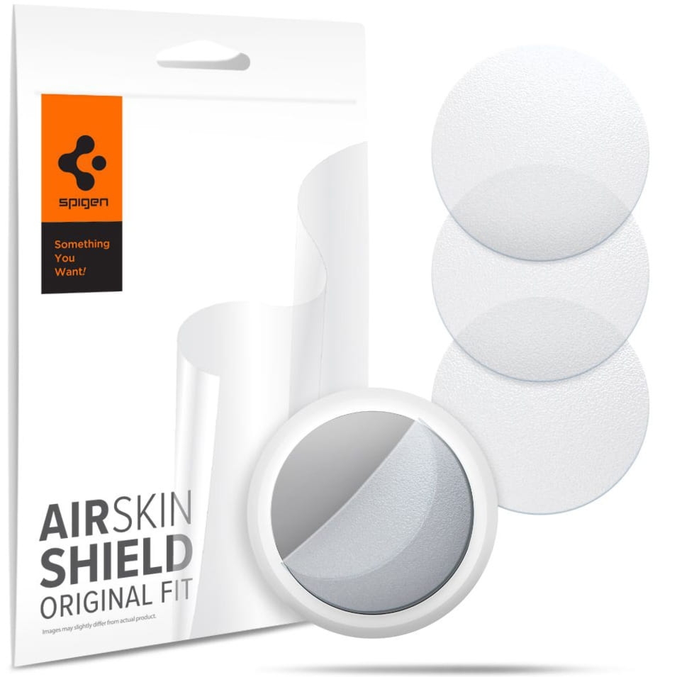 Folia Spigen AirSkin Shield 4-Pack do AirTag, matowo-przezroczysta