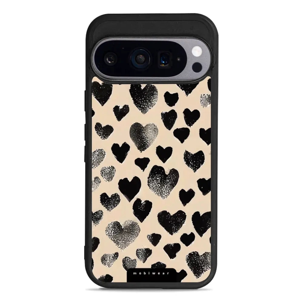 Etui ochronne do Google Pixel 9, Mobiwear Glossy Case, beżowa miłość
