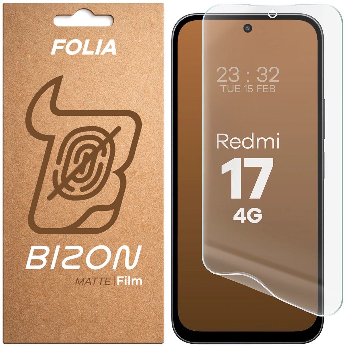 Folia matowa Bizon Film Matte do Xiaomi Redmi 17 4G, 1 sztuka