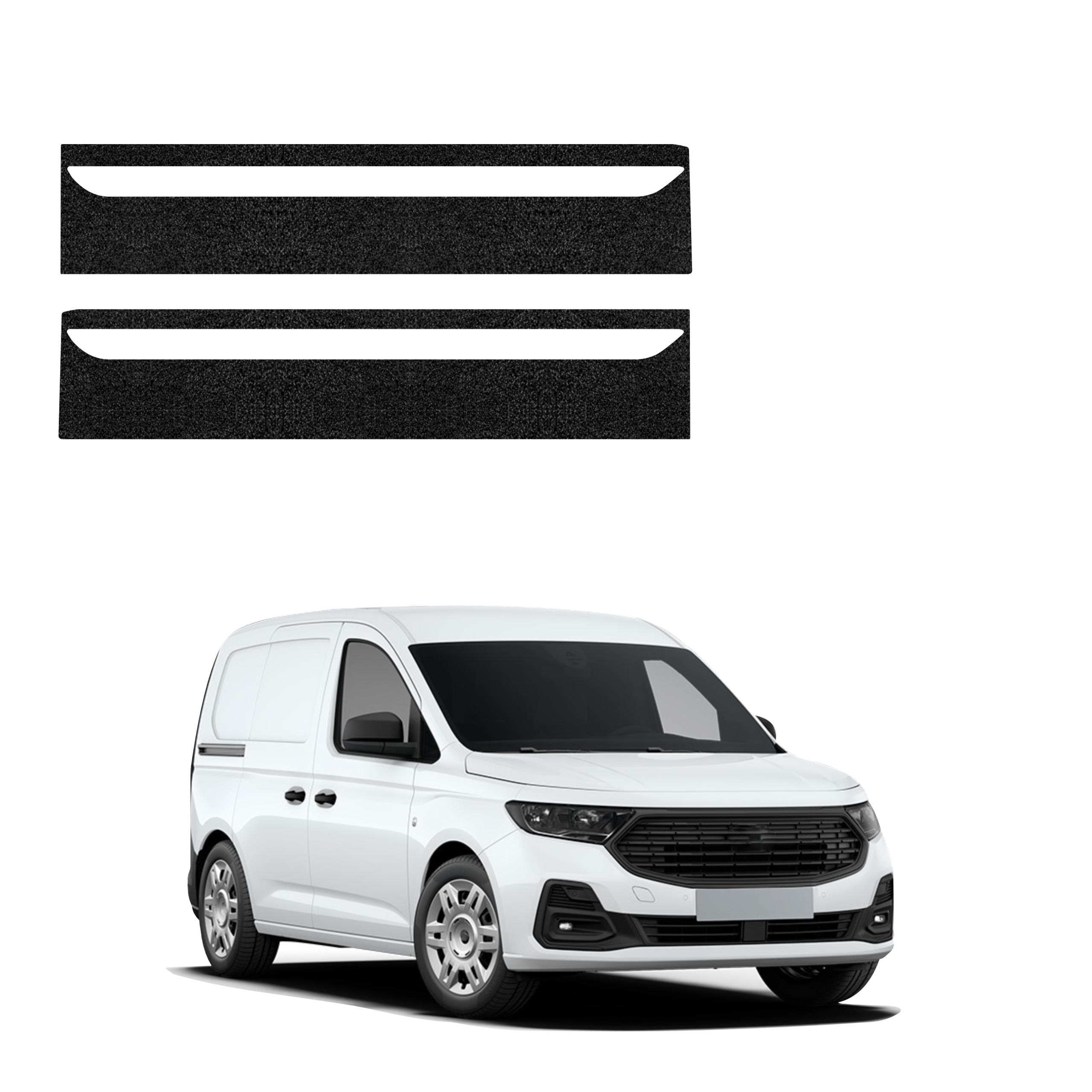 2w1 Czarna powłoka techniczna Grizz Protector na przednie progi Ford Transit Connect (2022-2026)
