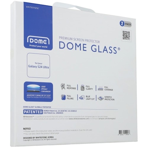Image of Szkło do etui WhiteStone DOME UV Glass EZ 2-Pack Galaxy S24 Ultra 5G