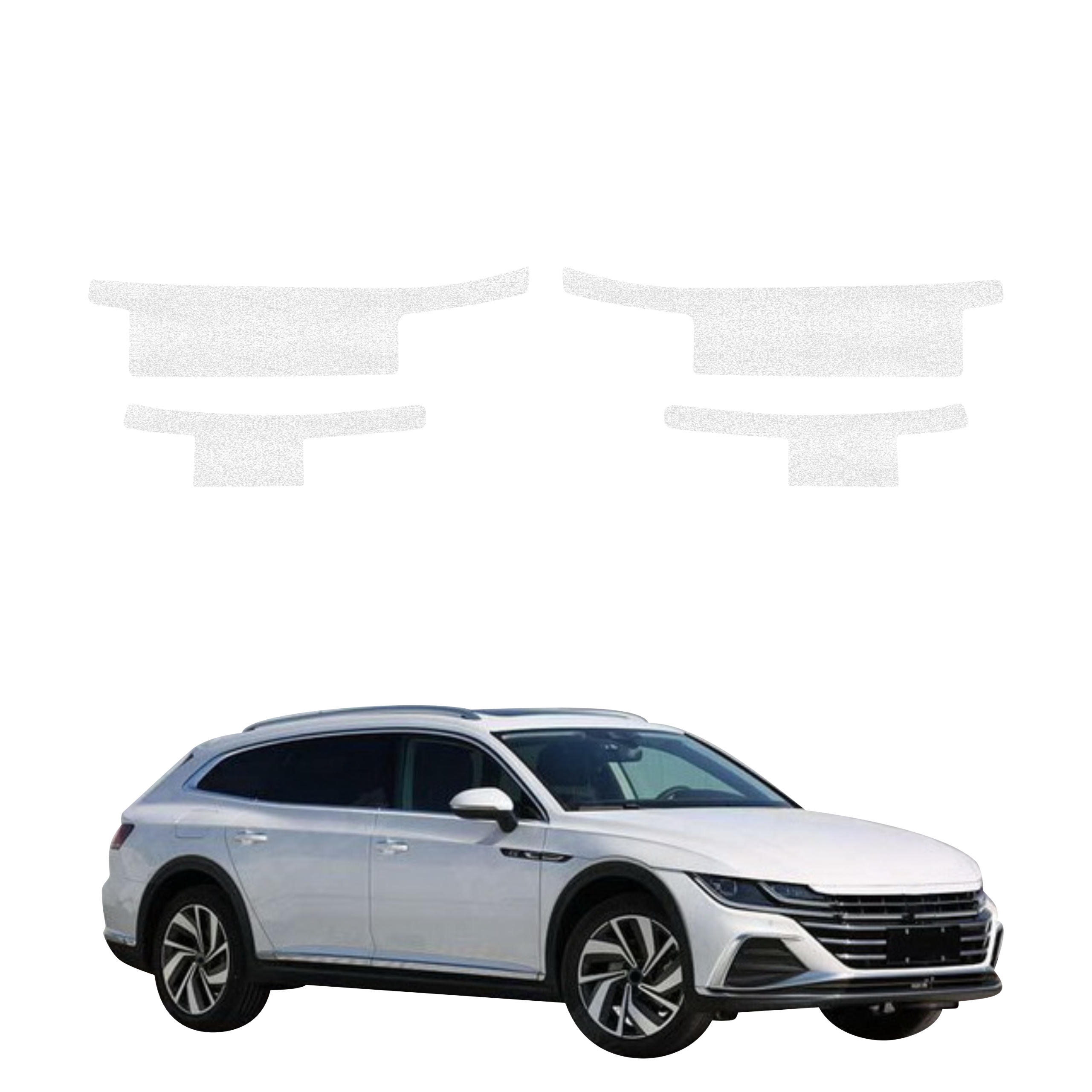 4w1 Biała powłoka techniczna Grizz Protector na progi Volkswagen Arteon Shooting Brake (2019-2025)