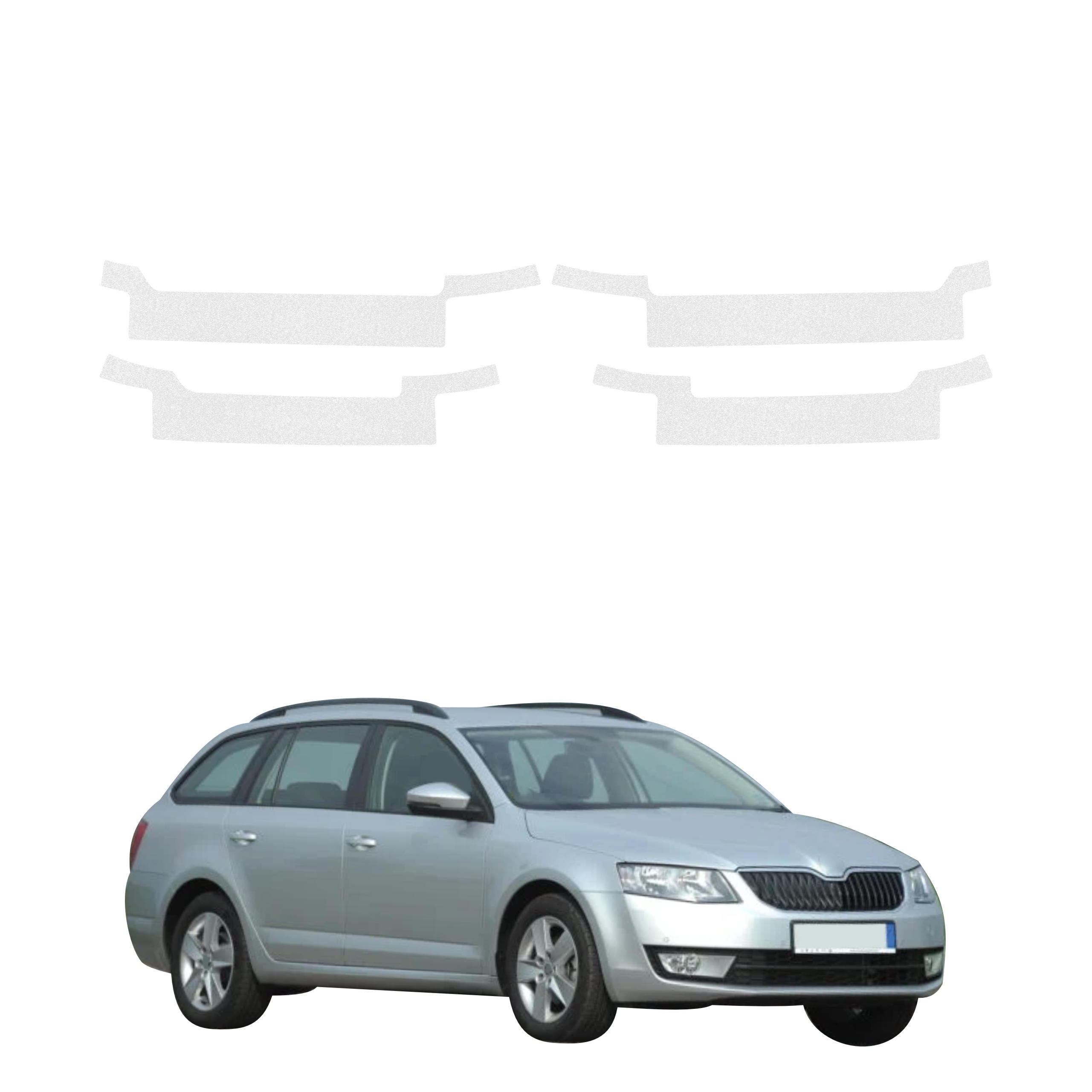 4w1 Bezbarwna powłoka techniczna Grizz Protector na progi Skoda Octavia 3 Kombi 5D (2017-2020)