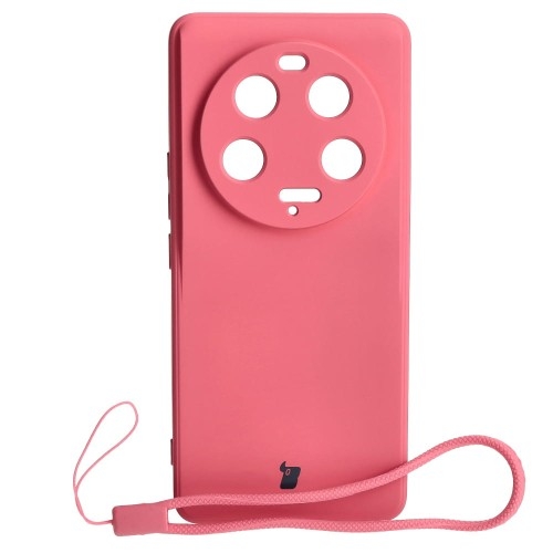 Image of Etui Bizon Case Silicone Sq do Xiaomi 13 Ultra, brudny róż