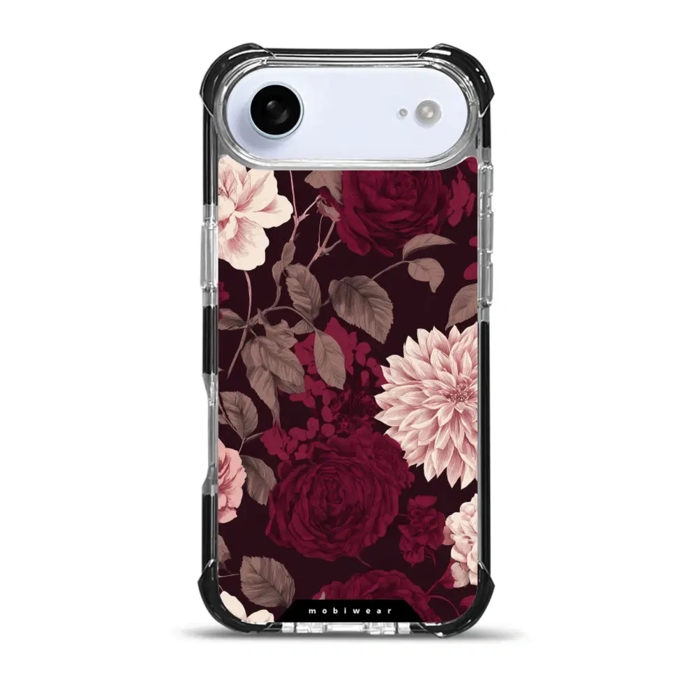 Etui ochronne do iPhone Air do MagSafe, Mobiwear Elite Bumper, wino i dalie