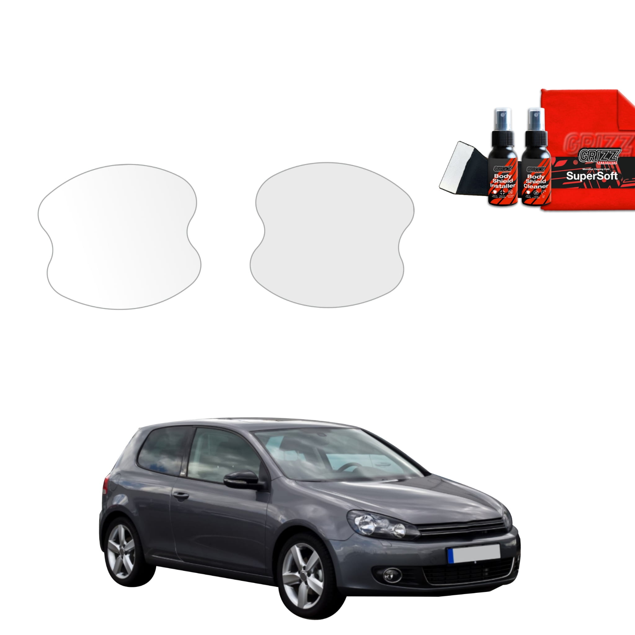 2w1 Folia ochronna pod klamki Grizz Protector do Volkswagen Golf 6 Hatchback 3D (2008-2012)